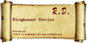 Ringbauer Dorisz névjegykártya